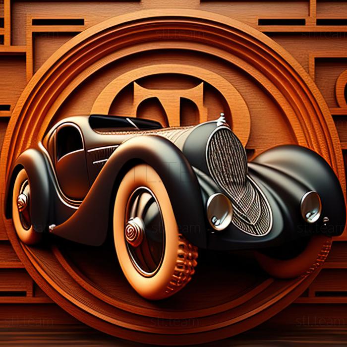 3D модель Bugatti Type 57 (STL)